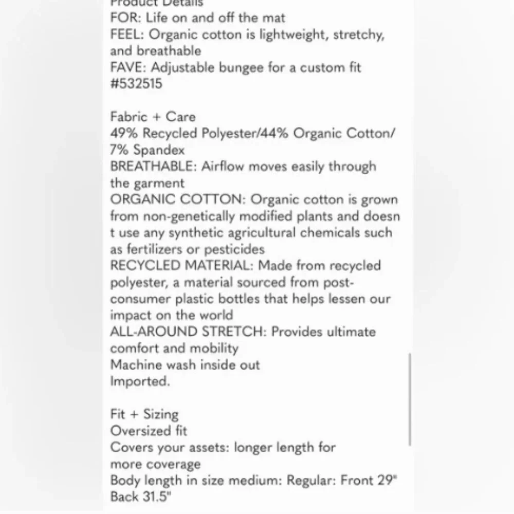 Athleta Ivory Magnolia White Triumph Hybrid Crewneck Sweatshirt Sz L NWT - Picture 4 of 16